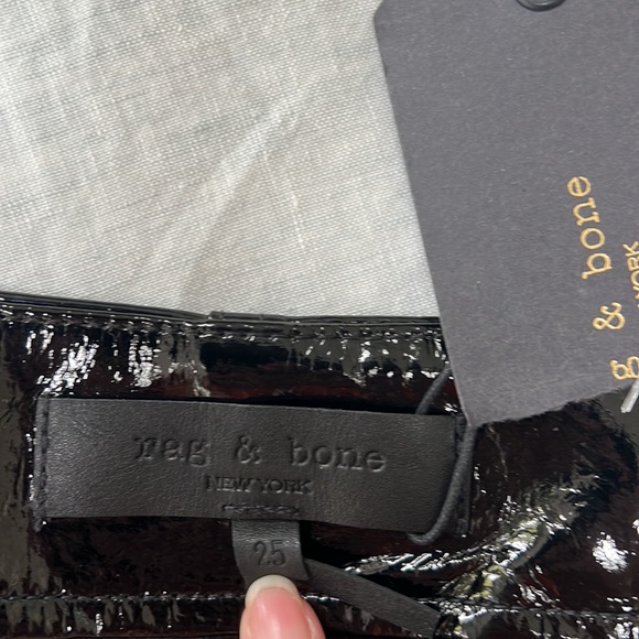 Rag & Bone Heidi Size 25 Patent Leather Skirt - Picture 7 of 7